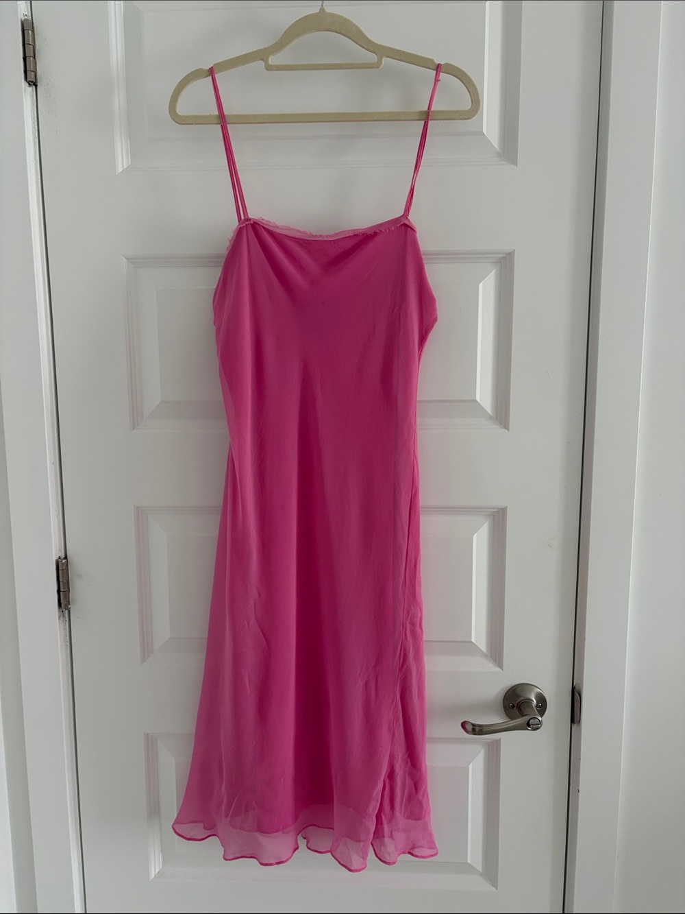 90s Cynthia Rowley pink midi dress